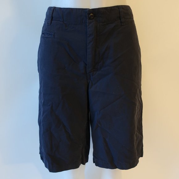 NWT Mens Em's of Masons Navy Blue Cotton Flat Front Public Pop Chino Shorts 36 * - Picture 2 of 7